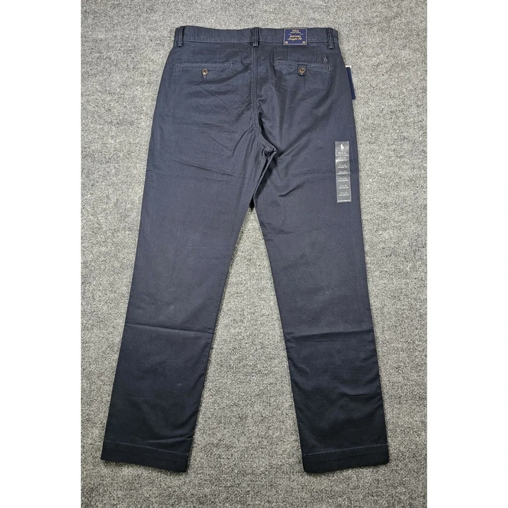 Polo Ralph Lauren Bedford Stretch Straight Leg Pant Size 32x32 Ink Blue